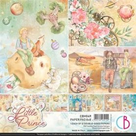 Coleccion Ciao Bella, Little Prince Paper Pad 20x20cm, 12 papeles