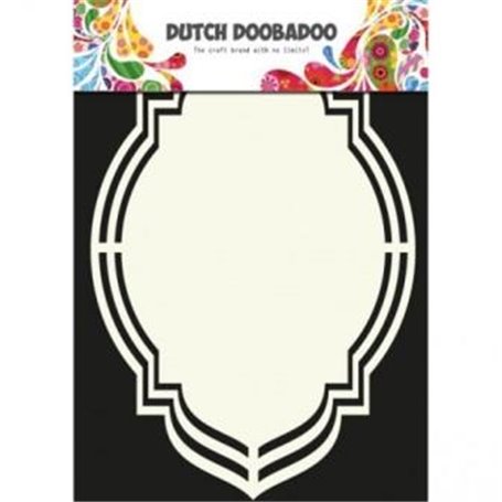 STENCIL  TAGS Rectangulo3 15x15cm DUTCH DOOBADOO