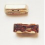 Separador zamak swarovski marron 15x5mm pase 0,06mm