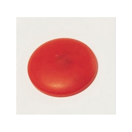 Cupula Redonda Grande Naranja 26mm