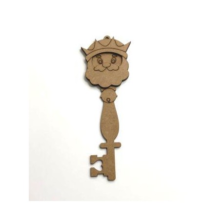 Llave de madera Rey Melchor 25 Cm