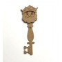 Llave de madera Rey Melchor 25 Cm