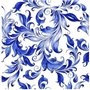 Rollo Papel de Arroz Cadence Flores Azules 60x60cm