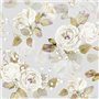 Rollo Papel de Arroz Cadence Ramos Blanco 60x60cm