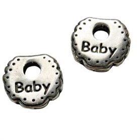 Colgante Babero Baby 14x14mm