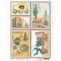 Papel de Arroz A4 Rice Paper A4 Sonora Postal Stamps 21x29,7 cm