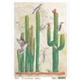 Papel de Arroz A4 Rice Paper A4 Saguaros 21x29,7 cm