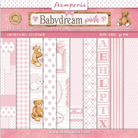 Colección BabyDream Pink 10 hojas 30,5x30,5cm