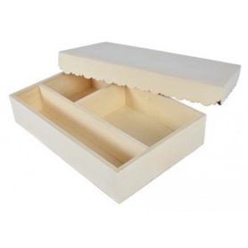 Caja Madera Pino Bautizo 37.5x24.5x7.5cm