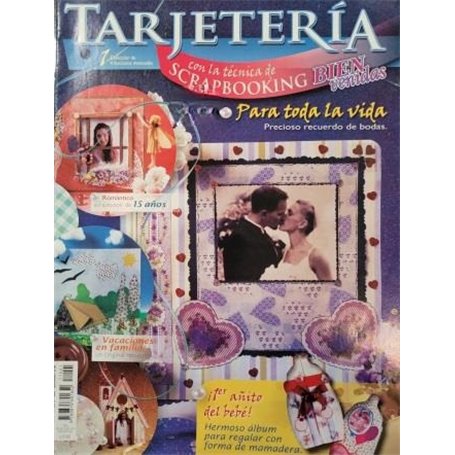 Revista Bienvenidas tarjetería sacrapbooking