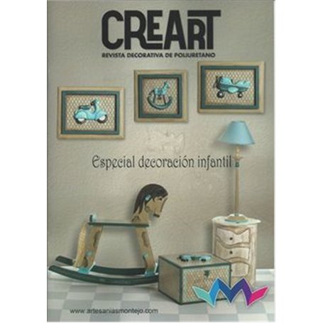 Revista Creart decoración infantil poliuretano 