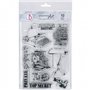 Set Sello Stamping Art  Top Secret 8x6 pulgadas