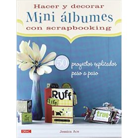 Hacer y decorar Mini álbumes Scrapbooking