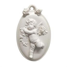 Mini Camafeo Angel Resina 9x5.5cm.