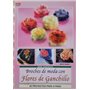 Broches con flores de ganchillo