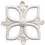 Aplique Resina Flor 28x28cm
