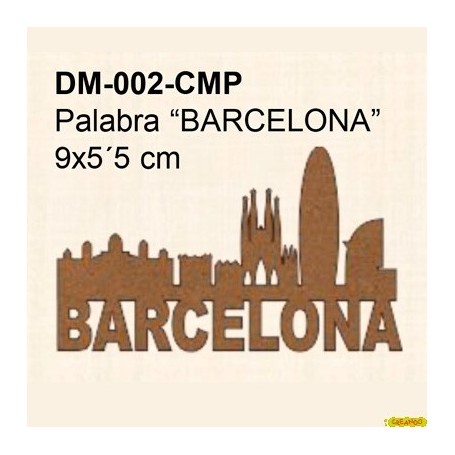 ICONO BARCELONA 9x5´59x5´5CM