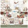 Colección 12 Papeles Scrap 30x30 "ALL I WANT FOR CHRISTMAS" doble cara.180gr.