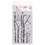 Texture Stencil Birch Trees 12,5x20cm