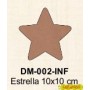 SILUETA ESTRELLA 10x10CM Pack 3 Unidades