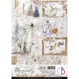 Colección Cozy Moments Pad A4, 9 papeles 