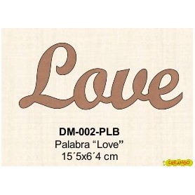 Palabra Love 15,5x6,5cm