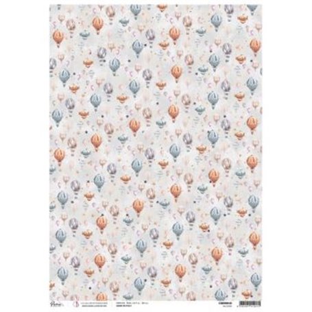 Papel de Arroz A3 Piuma Balloons