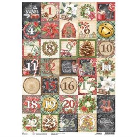 Papel de Arroz A3 Piuma Advent Calendar