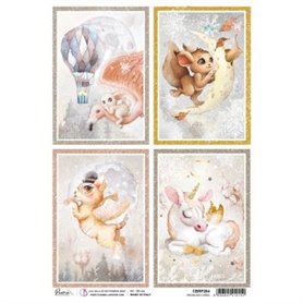 Papel de Arroz A4 Piuma Dreamland Cards