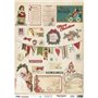 Papel de Arroz Japonés Soft Navidad SPA5030 30x41cm