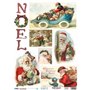 Papel de Arroz Japonés Soft Navidad SPA5024 30x41cm
