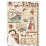 Papel de Arroz Japonés Soft Navidad SPA5023 30x41cm