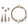 Aro DM estrellas 13x16cm