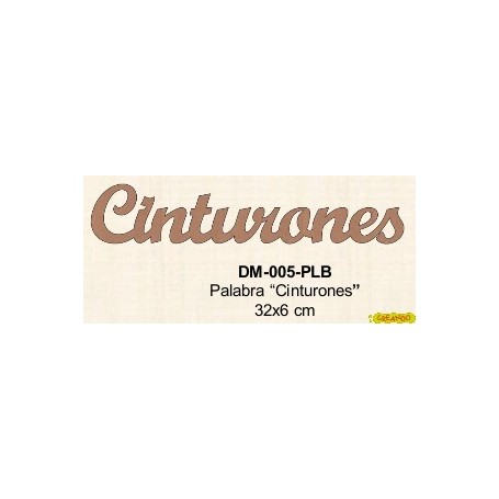 PALABRA Cinturones 32X6CM