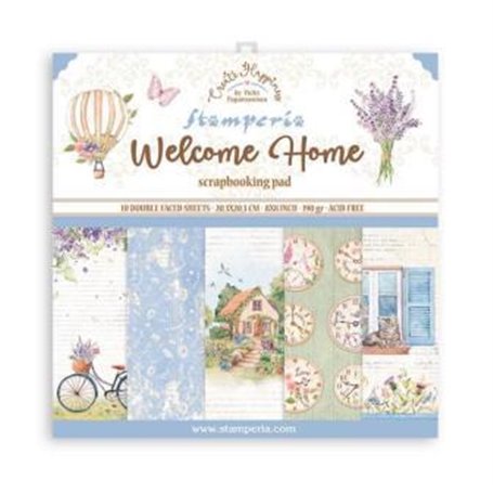 Coleccion Create Happiness Welcome Home 10 hojas 20x20cm