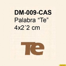 PALABRA TE 4x2´2CM