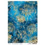 Papel de Arroz A4 Piuma Golden Blue Cobalt