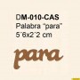 PALABRA PARA 5´6x2´2CM