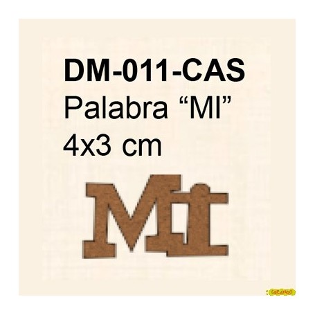 PALABRA MI 4x3CM