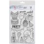 Set Sello Stamping  It’s Party Time 8x6 pulgadas