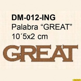 PALABRA GREAT 10,5x2CM