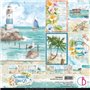 Colección Ciao Bella Summer Breeze  Paper Pad 12x12 12 papeles