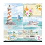 Colección Ciao Bella Summer Breeze Paper Pad 8x8 12 papeles