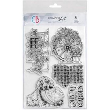 Set Sello Stamping Country Life 8x6 pulgadas