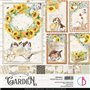 Colección Ciao Bella Farmhouse Garden  Paper Pad 12x12 12 papeles