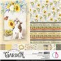 Colección Ciao Bella Farmhouse Garden  Patterns Pad 12x12 8 papeles