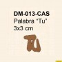 PALABRA TU 3x3CM