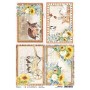 Papel de Arroz A4  Piuma Country life cards 21x29,7 cm