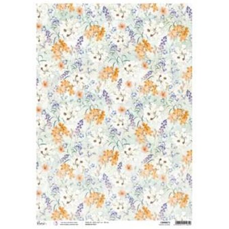 Papel de Arroz Piuma Magical Blooms A3 