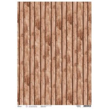 Papel de Arroz Piuma Barn Wood A3 